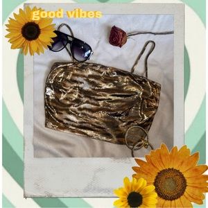 ⭐️ Gold Crop Top ⭐️